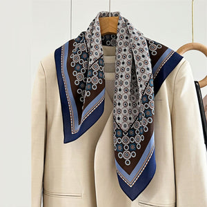 MaraSilk Pure Mulberry Silk Scarf - Square Double Crepe MS236