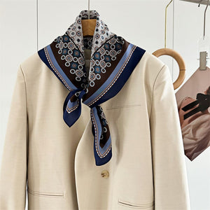 MaraSilk Pure Mulberry Silk Scarf - Square Double Crepe MS236