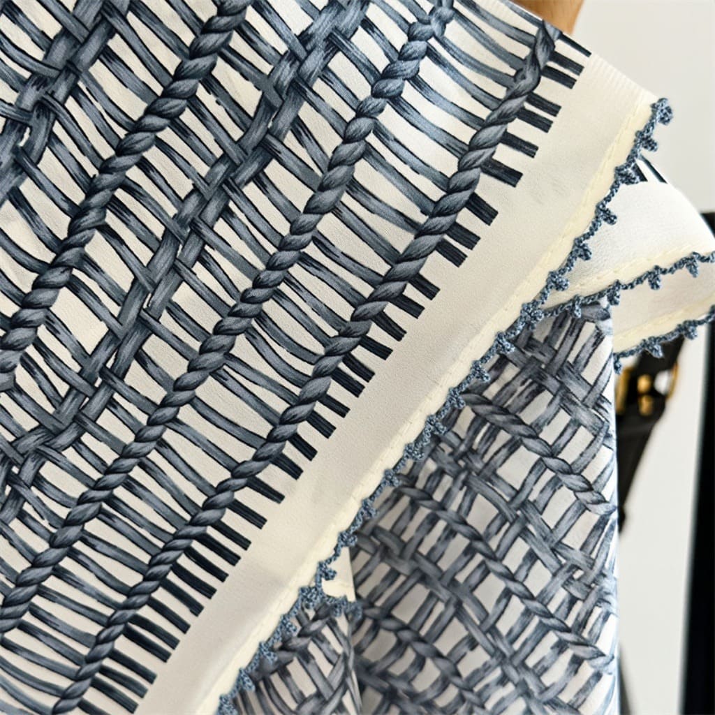 MaraSilk Pure Mulberry Silk Scarf - Square Double Crepe MS237