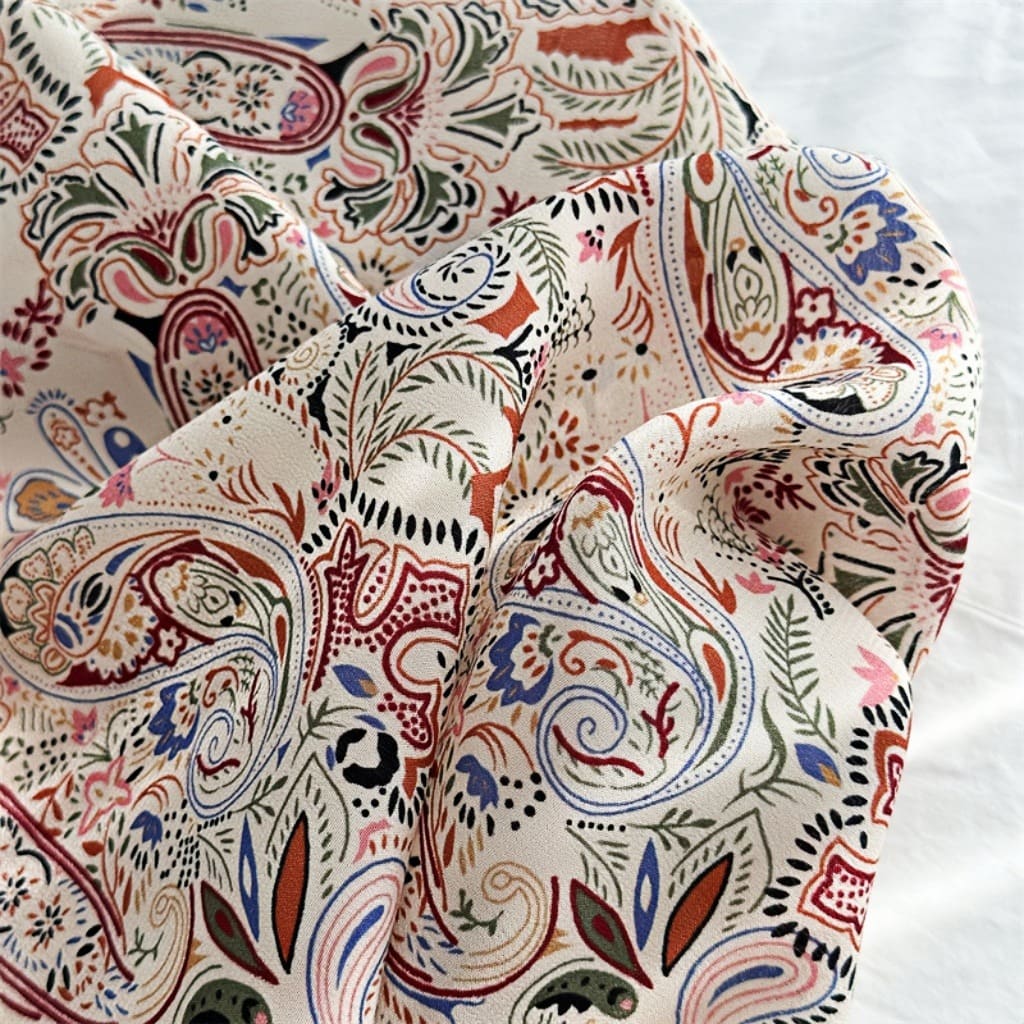 MaraSilk Pure Mulberry Silk Scarf - Square Double Crepe MS238