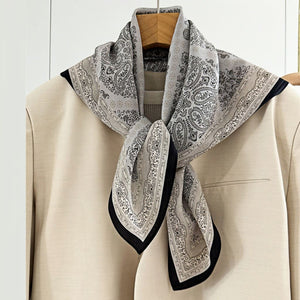 MaraSilk Pure Mulberry Silk Scarf - Square Double Crepe MS239