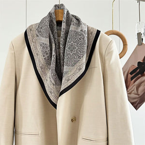 MaraSilk Pure Mulberry Silk Scarf - Square Double Crepe MS239