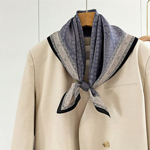 MaraSilk Pure Mulberry Silk Scarf - Square Double Crepe MS239