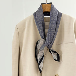 MaraSilk Pure Mulberry Silk Scarf - Square Double Crepe MS239