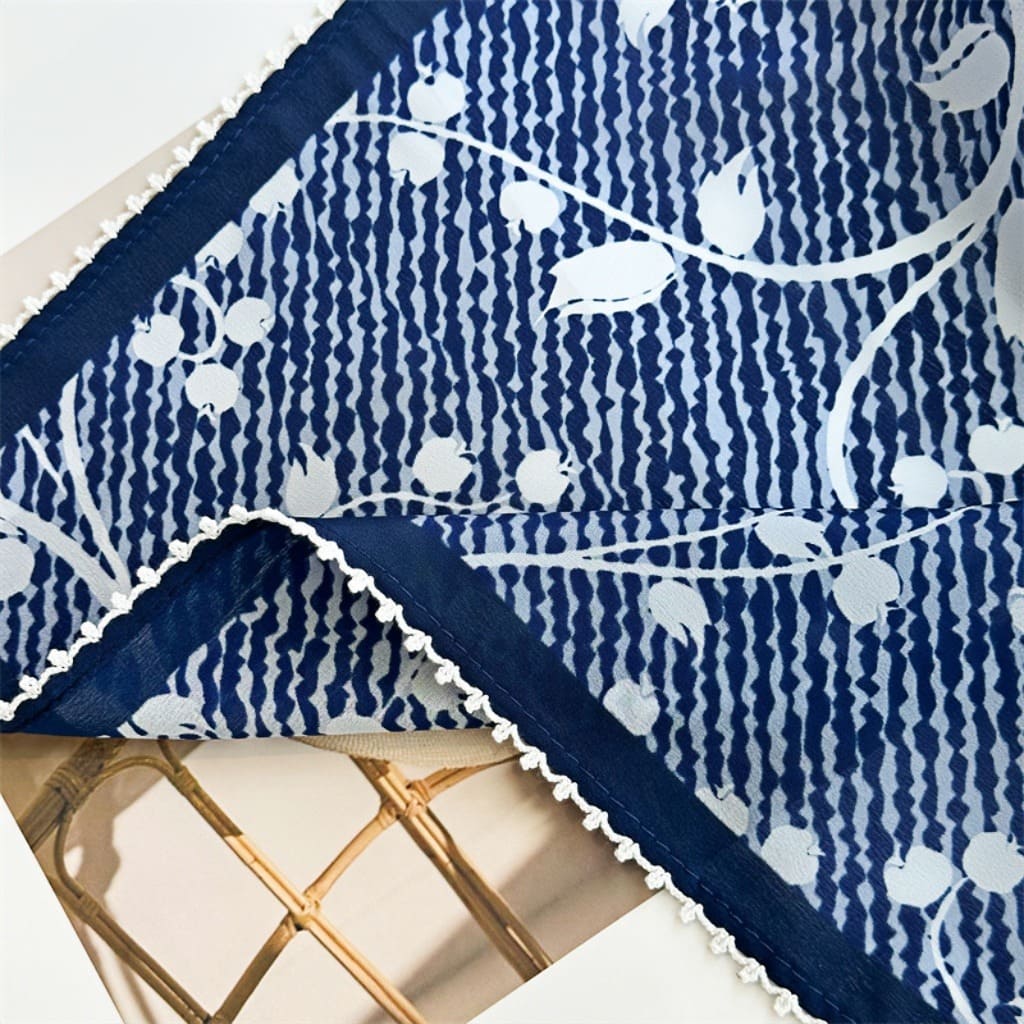 MaraSilk Pure Mulberry Silk Scarf - Square Double Crepe MS240