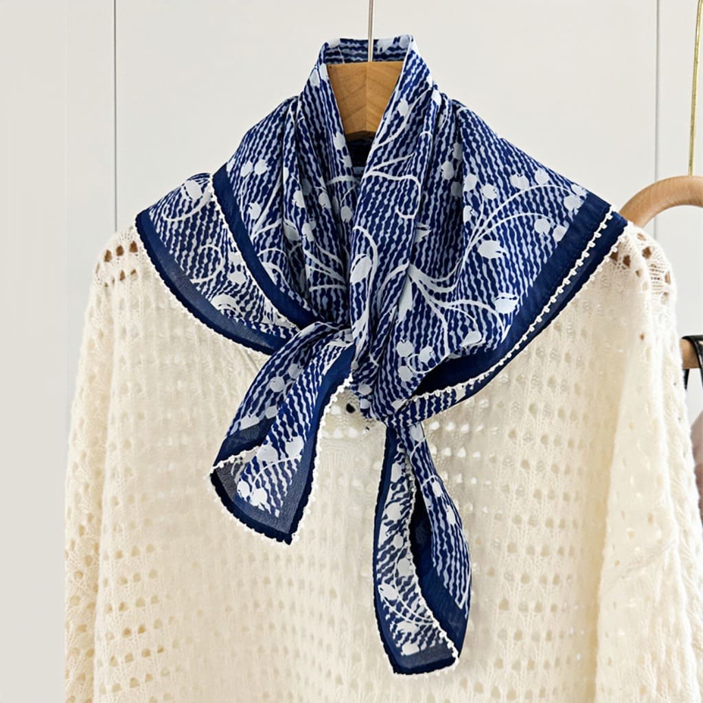 MaraSilk Pure Mulberry Silk Scarf - Square Double Crepe MS240 25" x 25" MS24001