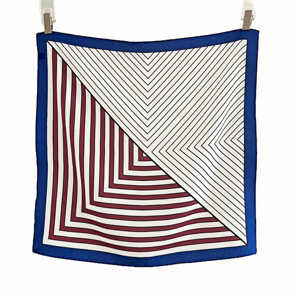 MaraSilk Pure Mulberry Silk Scarf - Square Double Crepe MS241