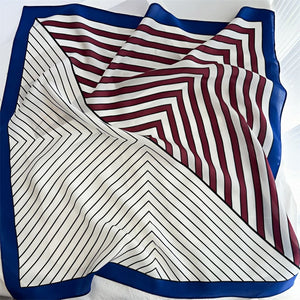 MaraSilk Pure Mulberry Silk Scarf - Square Double Crepe MS241