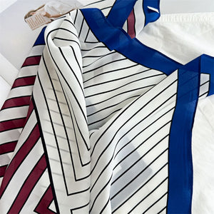 MaraSilk Pure Mulberry Silk Scarf - Square Double Crepe MS241