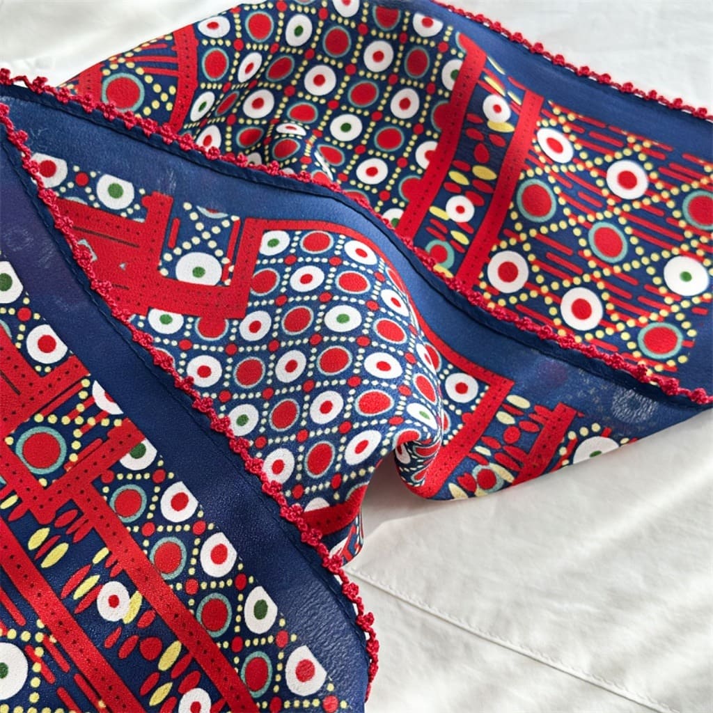 MaraSilk Pure Mulberry Silk Scarf - Square Double Crepe MS242