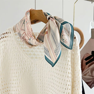 MaraSilk Pure Mulberry Silk Scarf - Square Double Crepe MS244