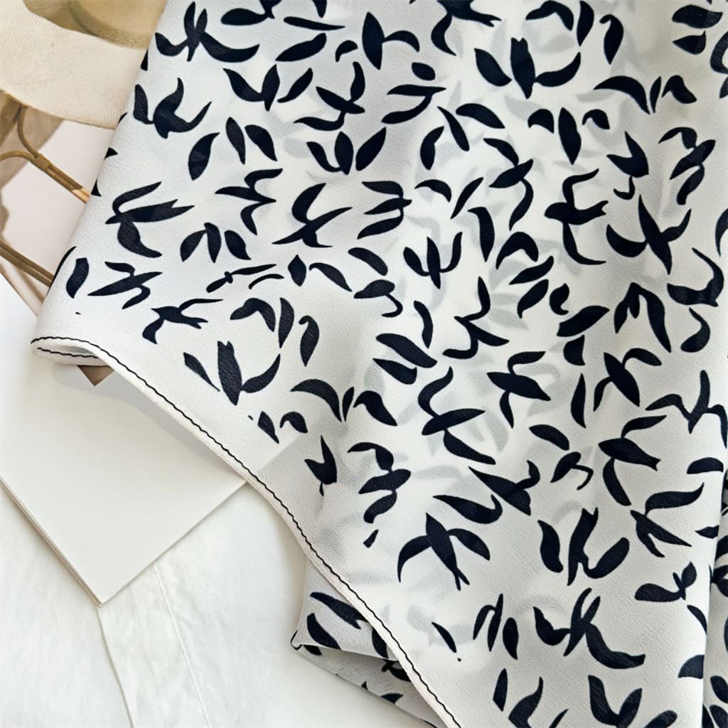 MaraSilk Pure Mulberry Silk Scarf - Square Double Crepe MS245