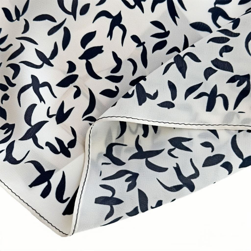 MaraSilk Pure Mulberry Silk Scarf - Square Double Crepe MS245