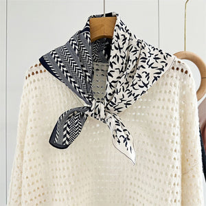 MaraSilk Pure Mulberry Silk Scarf - Square Double Crepe MS245 25" x 25" MS24501