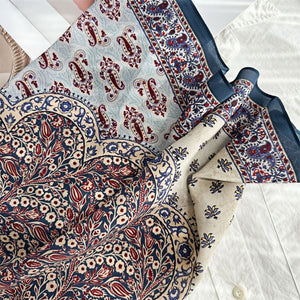 MaraSilk Pure Mulberry Silk Scarf - Square Double Crepe MS246