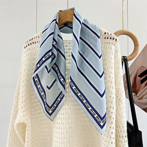 MaraSilk Pure Mulberry Silk Scarf - Square Double Crepe MS247