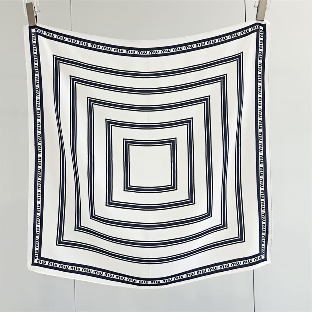 MaraSilk Pure Mulberry Silk Scarf - Square Double Crepe MS247 25" x 25" MS24701