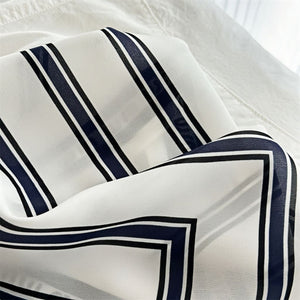 MaraSilk Pure Mulberry Silk Scarf - Square Double Crepe MS247