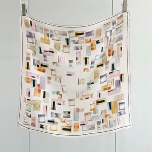 MaraSilk Pure Mulberry Silk Scarf - Square Double Crepe MS248