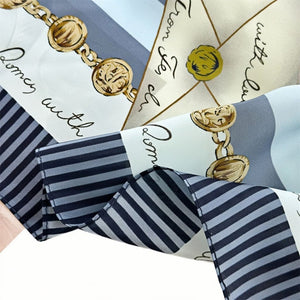 MaraSilk Pure Mulberry Silk Scarf - Square Double Crepe MS249