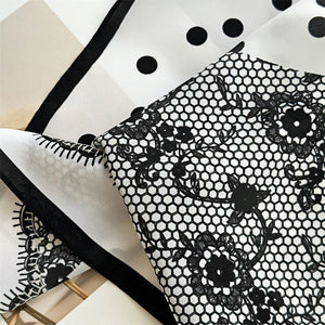 MaraSilk Pure Mulberry Silk Scarf - Square Double Crepe MS251