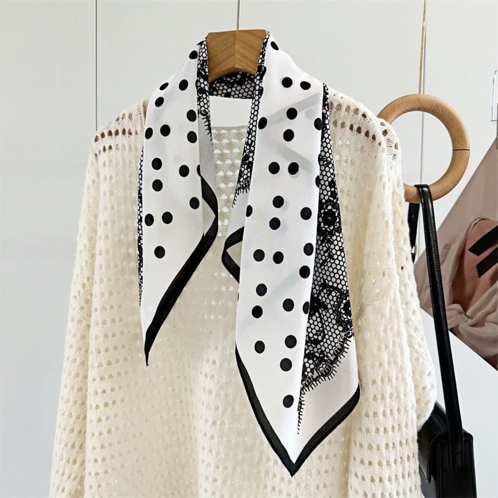 MaraSilk Pure Mulberry Silk Scarf - Square Double Crepe MS251