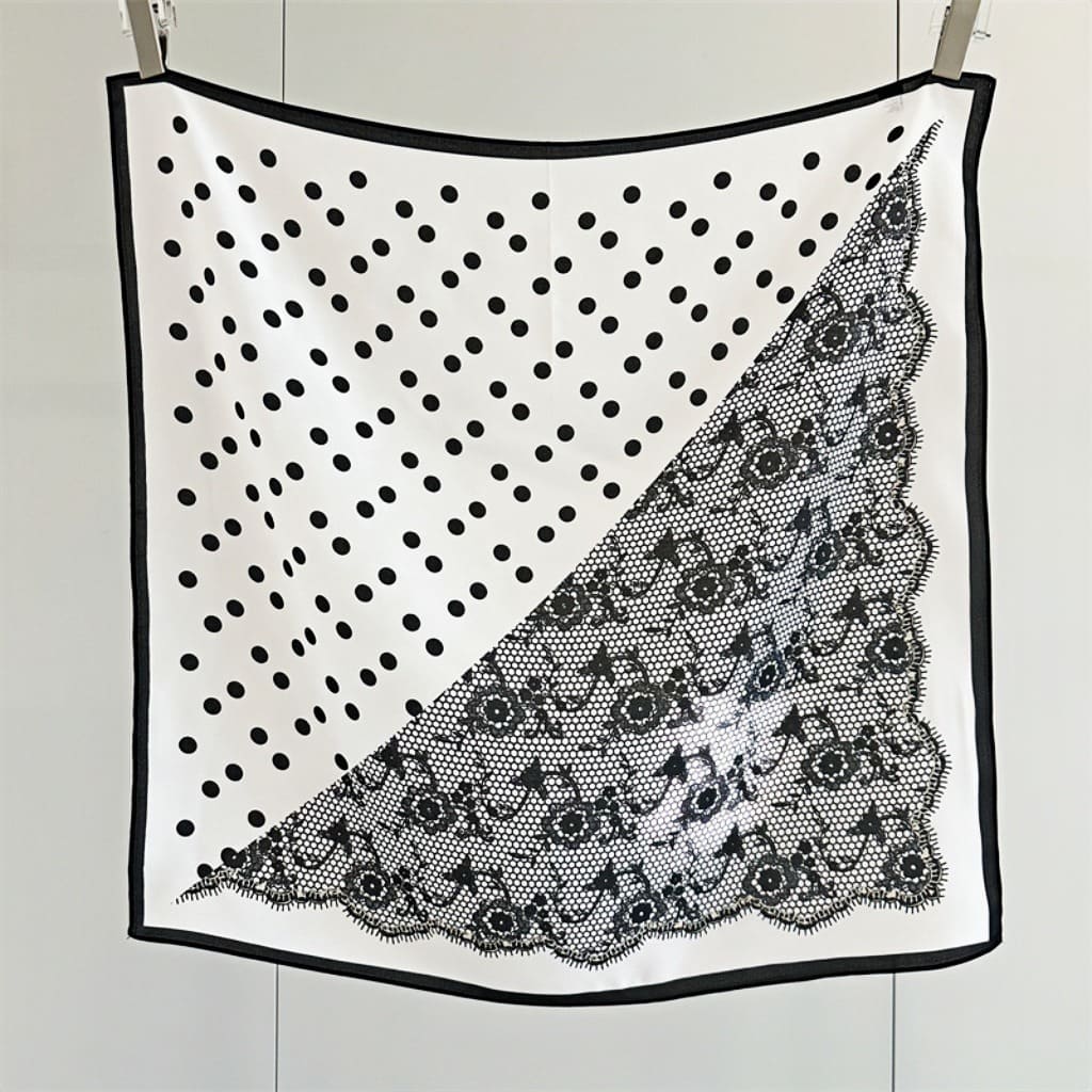 MaraSilk Pure Mulberry Silk Scarf - Square Double Crepe MS251