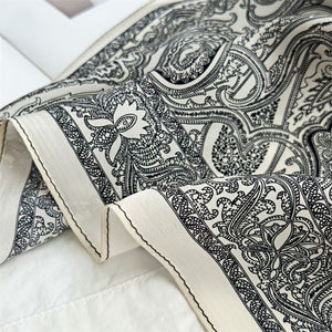 MaraSilk Pure Mulberry Silk Scarf - Square Double Crepe MS252