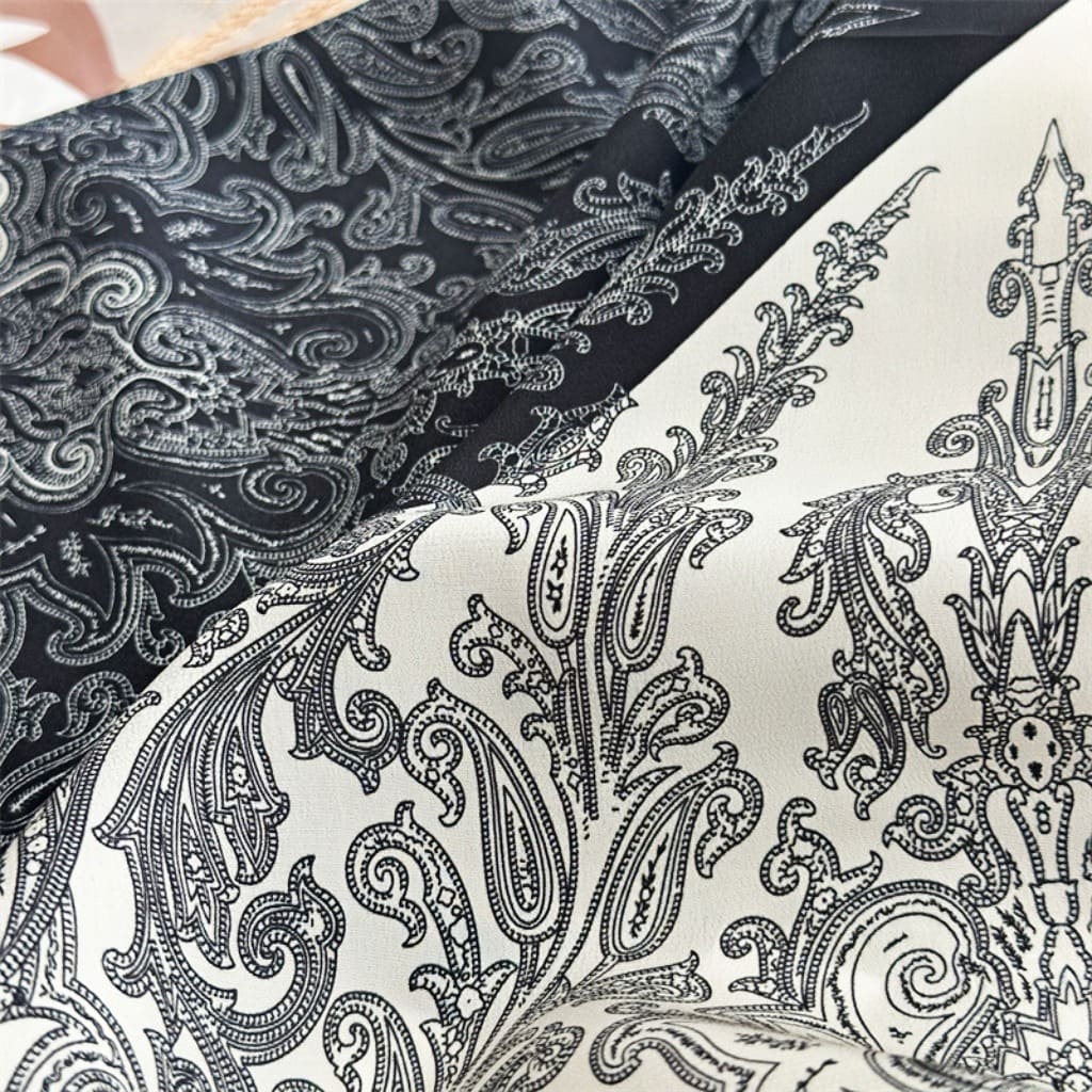 MaraSilk Pure Mulberry Silk Scarf - Square Double Crepe MS252