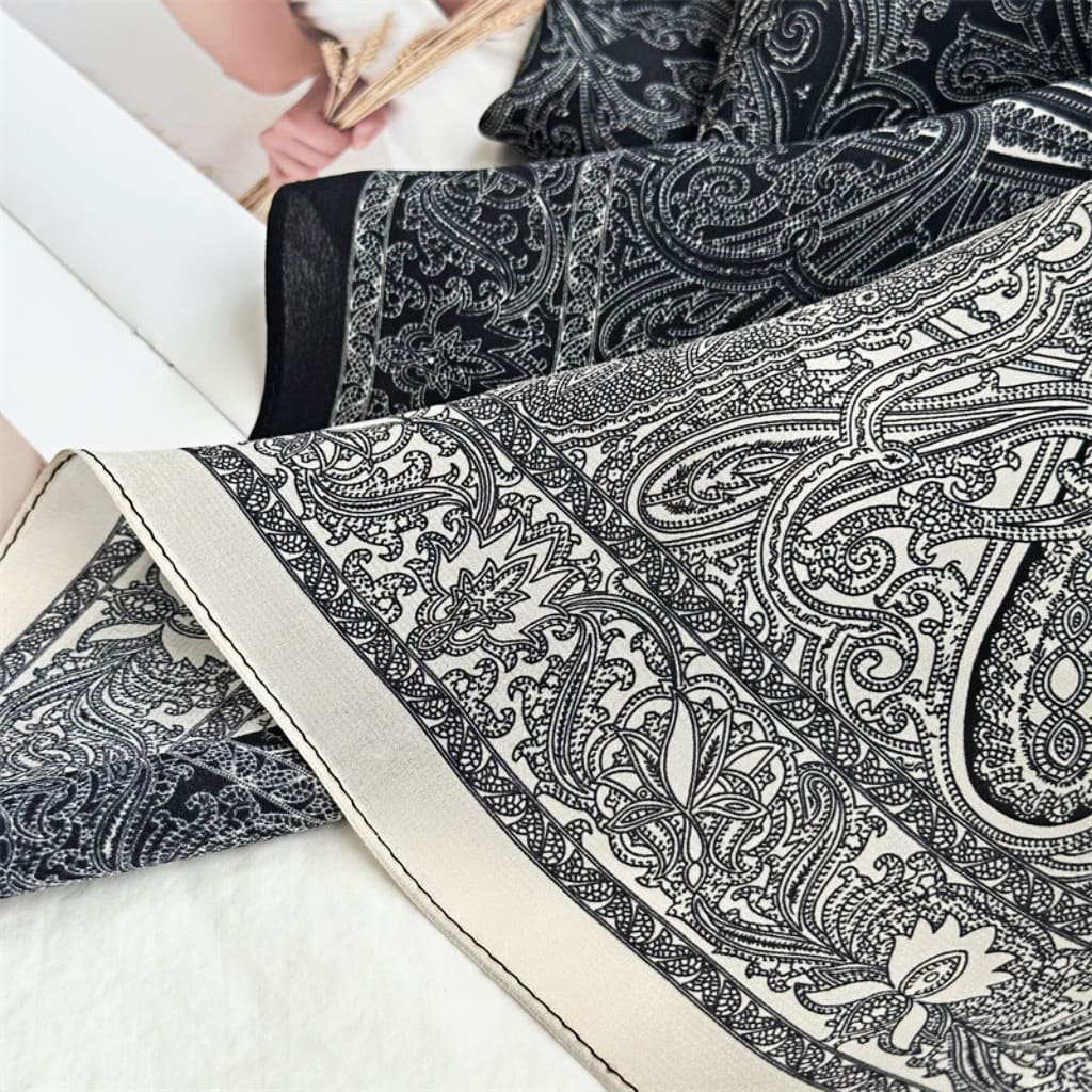 MaraSilk Pure Mulberry Silk Scarf - Square Double Crepe MS252