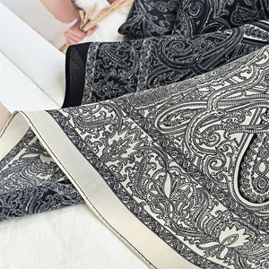 MaraSilk Pure Mulberry Silk Scarf - Square Double Crepe MS252