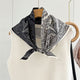 MaraSilk Pure Mulberry Silk Scarf - Square Double Crepe MS252 25" x 25" MS25201