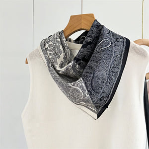 MaraSilk Pure Mulberry Silk Scarf - Square Double Crepe MS252