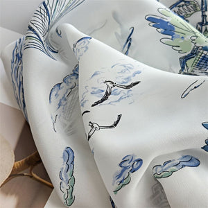 MaraSilk Pure Mulberry Silk Scarf - Square Double Crepe MS253