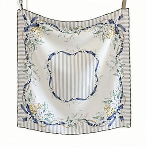 MaraSilk Pure Mulberry Silk Scarf - Square Double Crepe MS255