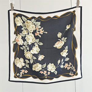 MaraSilk Pure Mulberry Silk Scarf - Square Double Crepe MS256 25" x 25" MS25603