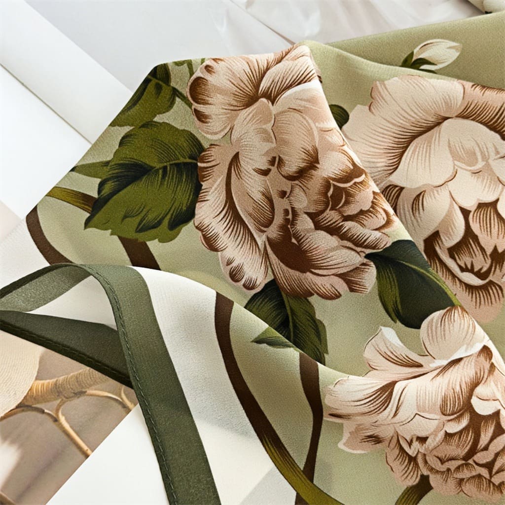 MaraSilk Pure Mulberry Silk Scarf - Square Double Crepe MS256