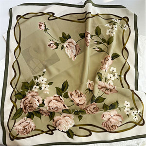 MaraSilk Pure Mulberry Silk Scarf - Square Double Crepe MS256