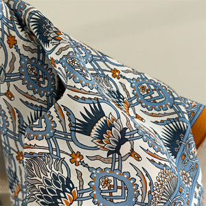 MaraSilk Pure Mulberry Silk Scarf - Square Double Crepe MS259