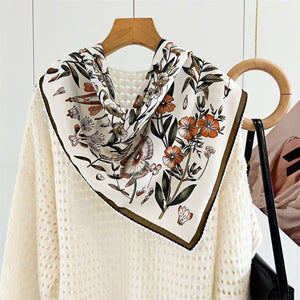 MaraSilk Pure Mulberry Silk Scarf - Square Double Crepe MS260