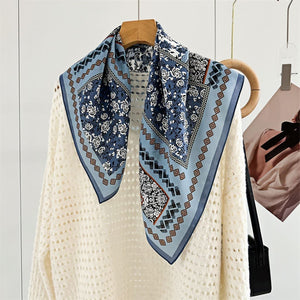 MaraSilk Pure Mulberry Silk Scarf - Square Double Crepe MS262