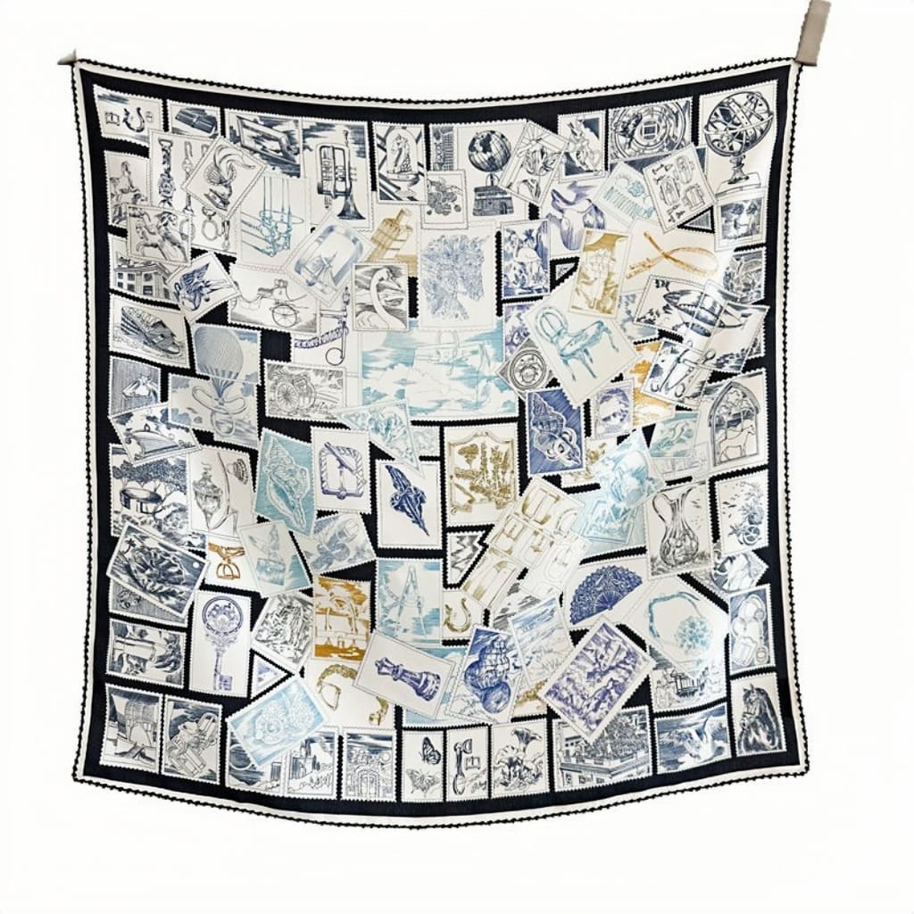 MaraSilk Pure Mulberry Silk Scarf - Square Double Crepe MS263