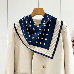 MaraSilk Pure Mulberry Silk Scarf - Square Double Crepe MS266