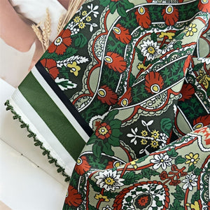 MaraSilk Pure Mulberry Silk Scarf - Square Double Crepe MS267