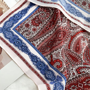 MaraSilk Pure Mulberry Silk Scarf - Square Double Crepe MS269