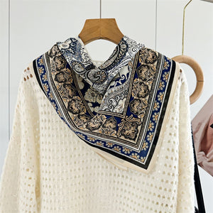 MaraSilk Pure Mulberry Silk Scarf - Square Double Crepe MS270