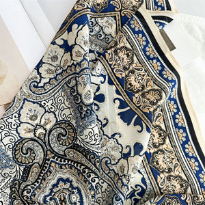 MaraSilk Pure Mulberry Silk Scarf - Square Double Crepe MS270