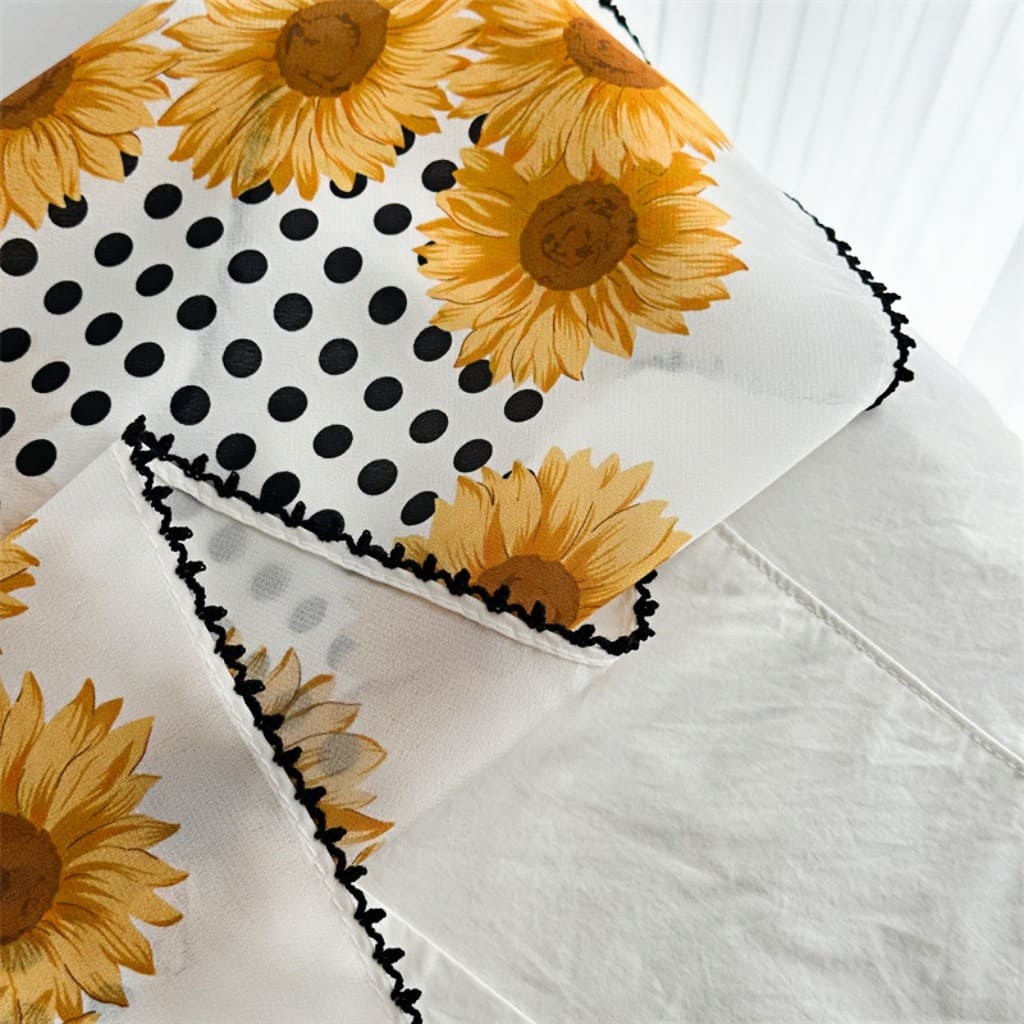 MaraSilk Pure Mulberry Silk Scarf - Square Double Crepe MS272