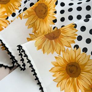 MaraSilk Pure Mulberry Silk Scarf - Square Double Crepe MS272