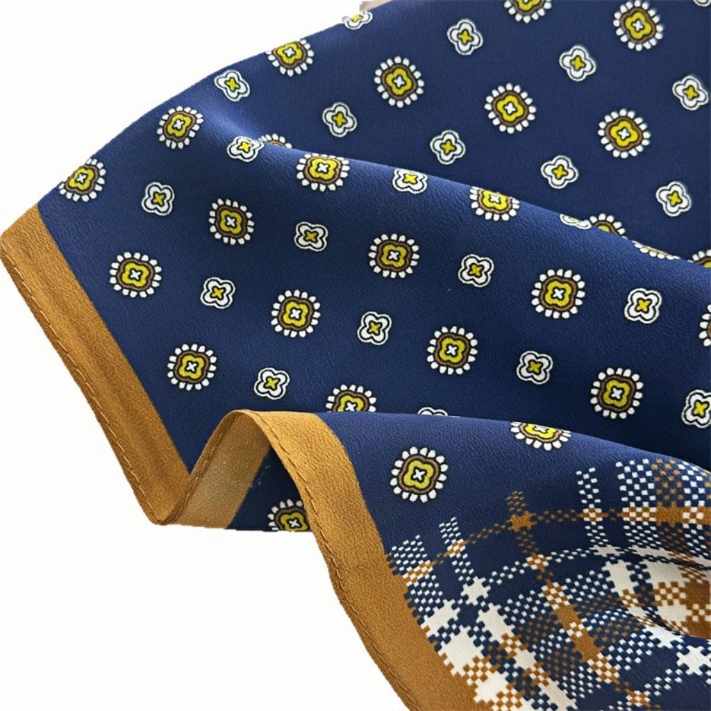 MaraSilk Pure Mulberry Silk Scarf - Square Double Crepe MS273